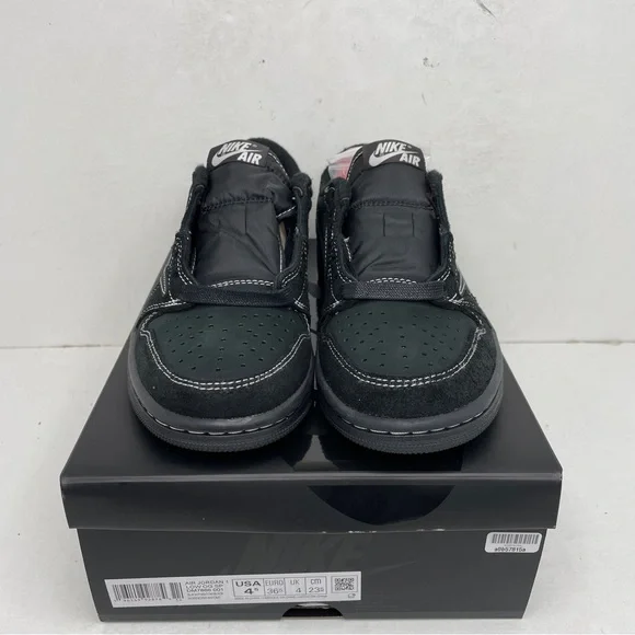 Nike Air Jordan 1 Retro Low OG SP Travis Scott “Black Phantom” 2023 - Picture 2 of 4